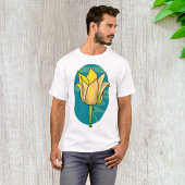 Gele ventiel t-shirt