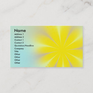 Gele ventiel visitekaartje