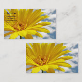 Gele ventiel visitekaartje (Voorkant / Achterkant)