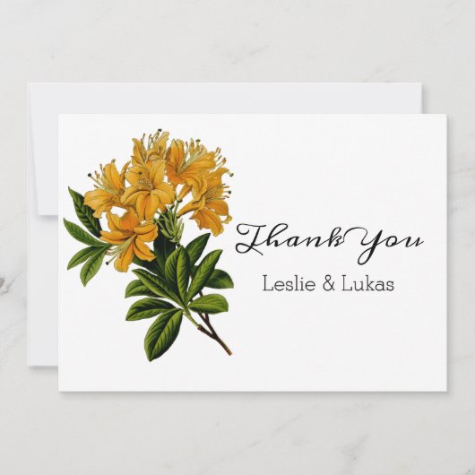 Gele ventilator Hartelijk dank Notitiekaartje (Voorkant)