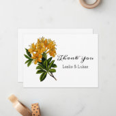 Gele ventilator Hartelijk dank Notitiekaartje (Voorkant / Achterkant in situ)