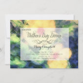 Gele ventilator Moederdag binnenuitnodiging Kaart (Voorkant)