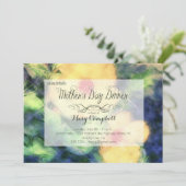 Gele ventilator Moederdag binnenuitnodiging Kaart (Staand voorkant)