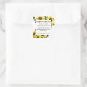 Gele ventilator Product Ingredient Square Sticker (Tas)