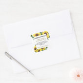 Gele ventilator Product Ingredient Square Sticker (Envelop)