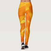 Gele ventilatorbenzine-Leggings Leggings (Achterkant)