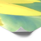 Gele ventilatorbijbel vers John 15:4-7 Poster (Hoek)