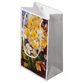 Gele ventilatorwaszak klein cadeauzakje (Voorkant Gekanteld)