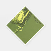 Gele Verjaardag Net & Volleybal Servet (Hoek)