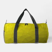 Gele verloop geometrisch mesh patroon Monogram Plunjezak (Achterkant)