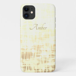 Gele verloopgloed vonken Elegant gepersonaliseerd Case-Mate iPhone Case