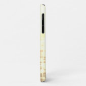Gele verloopgloed vonken Elegant gepersonaliseerd Case-Mate iPhone Case (Achterkant/links)