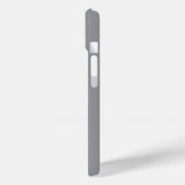 Gele vervaagde aangepaste tekst op grijs  Case-Mate iPhone case (Achterkant / Links)