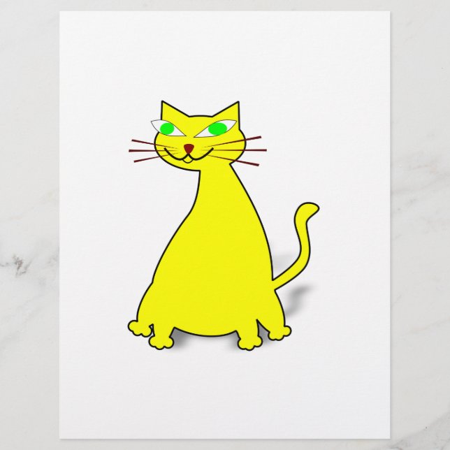Gele vetkat (Voorkant)