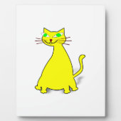 Gele vetkat fotoplaat (Voorkant)