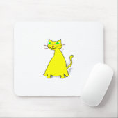 Gele vetkat muismat (Met muis)