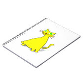 Gele vetkat notitieboek (Linkerzijde)