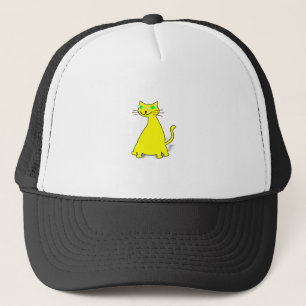 Gele Vette Kat Trucker Pet