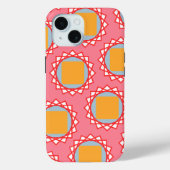 Gele vierkant  Case-Mate iPhone case (Achterkant)
