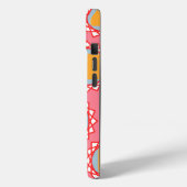 Gele vierkant  Case-Mate iPhone case (Achterkant / Links)