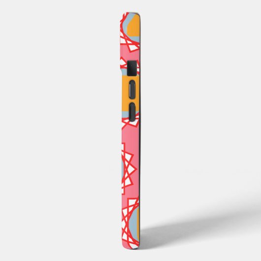 Gele vierkant  Case-Mate iPhone case (Achterkant / Links)