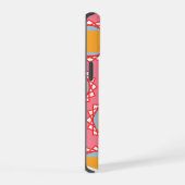 Gele vierkant iPhone 15 case (Rechterkant)