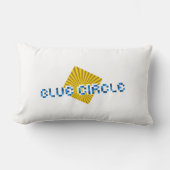 Gele vierkant met balken en tegenovergestelde pixe kussen (Voorkant)