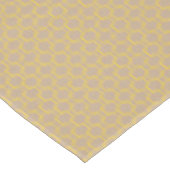 Gele Vierkanten Patroon Tafelkleed (Gekanteld)