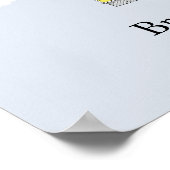 Gele vingerafdrukgids voor thuisgebruik poster (Hoek)