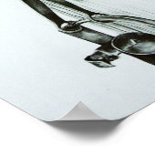 "Gele vink" Afdrukken Poster (Hoek)