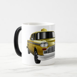 Gele vintage taxi uit New York City Magische Mok