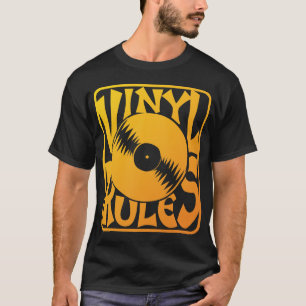 Gele vinylregels, oké? t-shirt