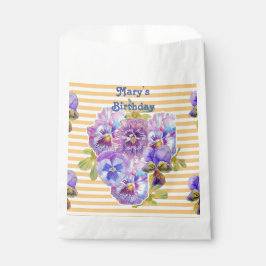 Gele Viooltjes kunst Bloemen bloemige Feest Zakjes