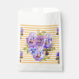 Gele Viooltjes kunst Bloemen bloemige Feest Zakjes