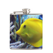 Gele vis heupfles (Voorkant)