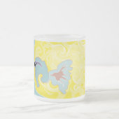 Gele vis matglas koffiemok (Center)