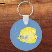 Gele vis sleutelhanger (Voorkant)