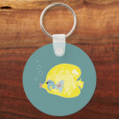 Gele vis sleutelhanger (Voorkant)