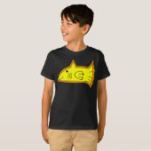 Gele vis t-shirt (Voorkant volledig)