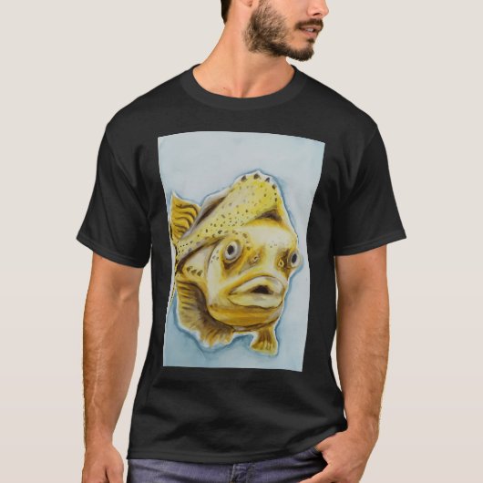 Gele Vis T-shirt (Voorkant)