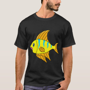 gele vis t-shirt