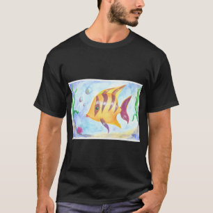 Gele vis t-shirt