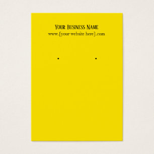 Gele Visitekaartjes