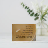 Gele Visitekaartjes (Staand voorkant)