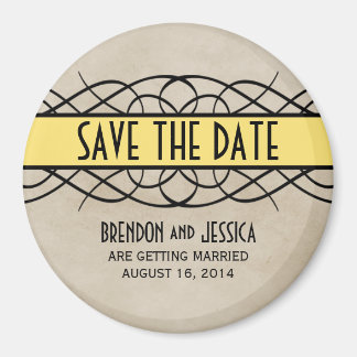 Gele Vlaamse Grens sparen de Magneet van de Datum