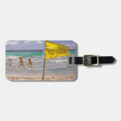 Gele vlag Barbados 2010 Bagagelabel (Voorkant horizontaal)