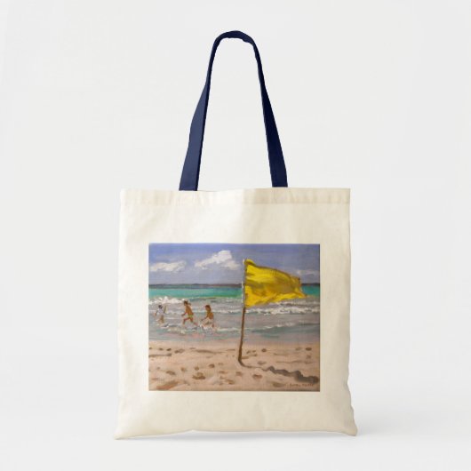 Gele vlag Barbados 2010 Tote Bag (Voorkant)