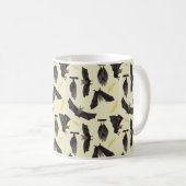 gele vleermuizen koffiemok (Voorkant rechts)