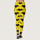 gele vleermuizen leggings (Achterkant)