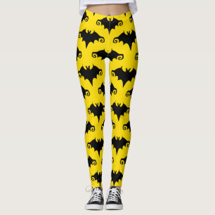 gele vleermuizen leggings